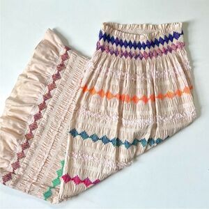 Vintage 60’s Smocked Maxi Skirt/Sleeveless Dress